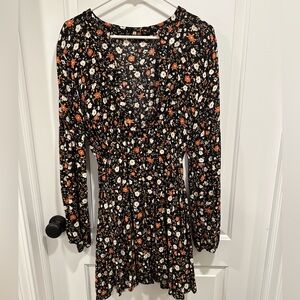Floral Long Sleeve Dress